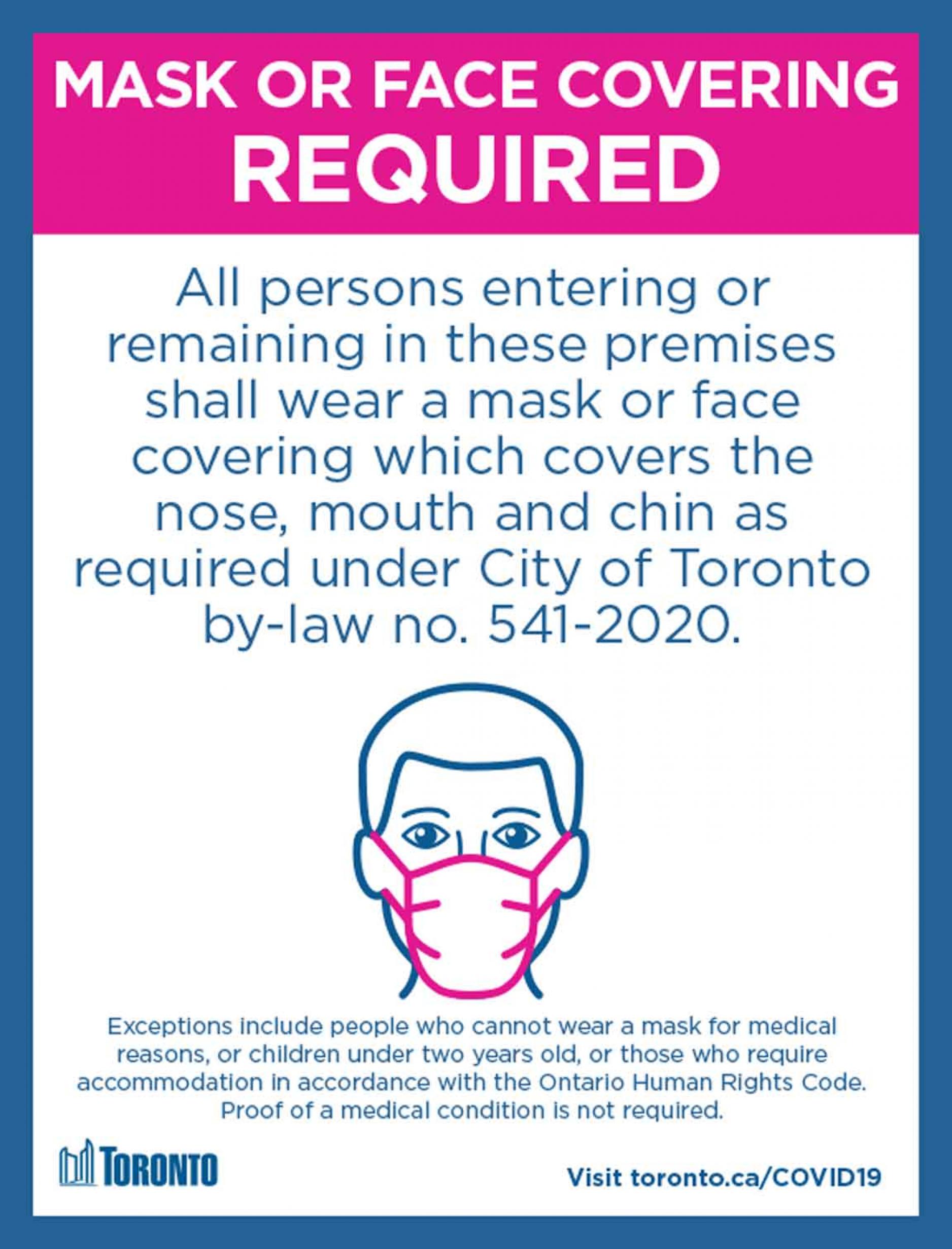 Mask Bylaw (letter Toronto 9851) Mask Bylaw (letter Toronto 9851)